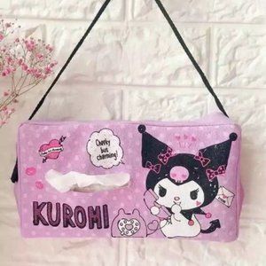 Kuromi tissue box holder